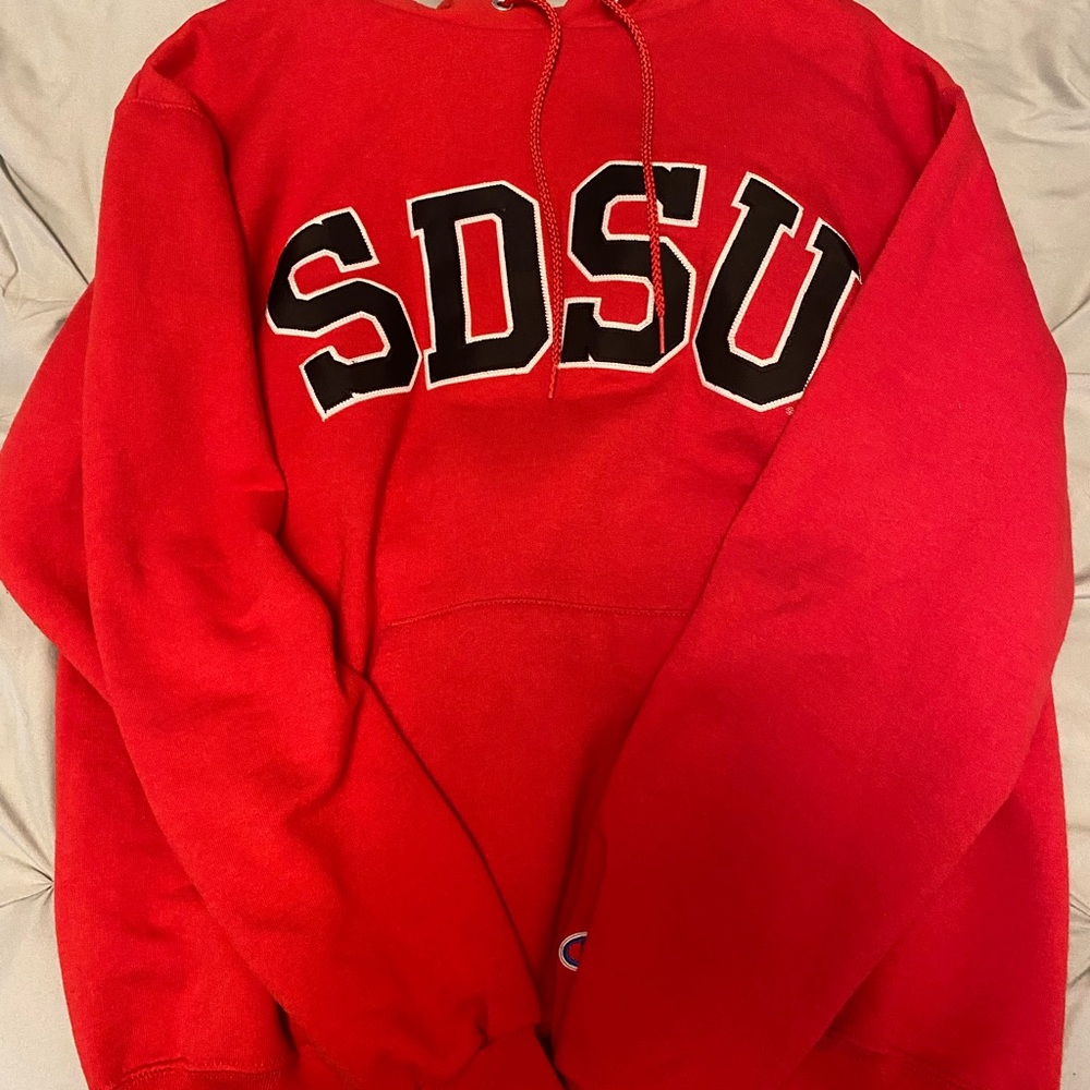 Red SDSU Hoodie